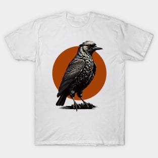 Raven Crow Illustration T-Shirt